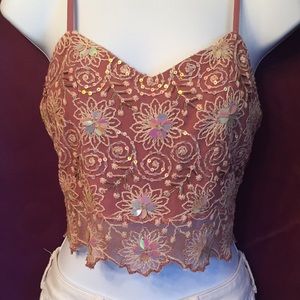 Abercrombie cropped blouse